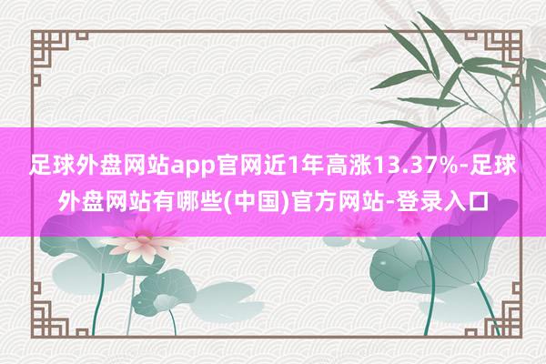 足球外盘网站app官网近1年高涨13.37%-足球外盘网站有哪些(中国)官方网站-登录入口